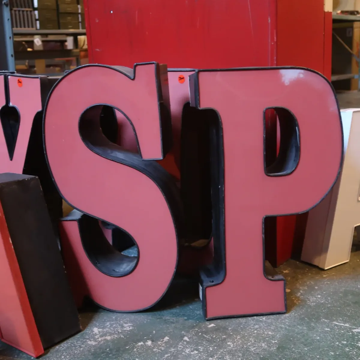 ビンテージ レターサイン P