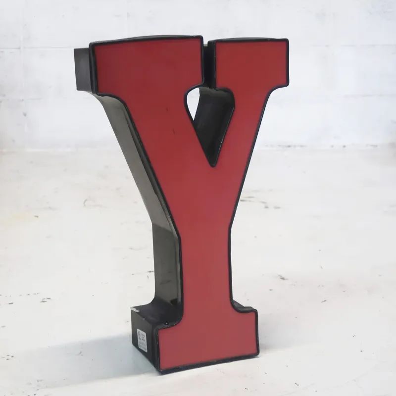 ビンテージ レターサイン Y