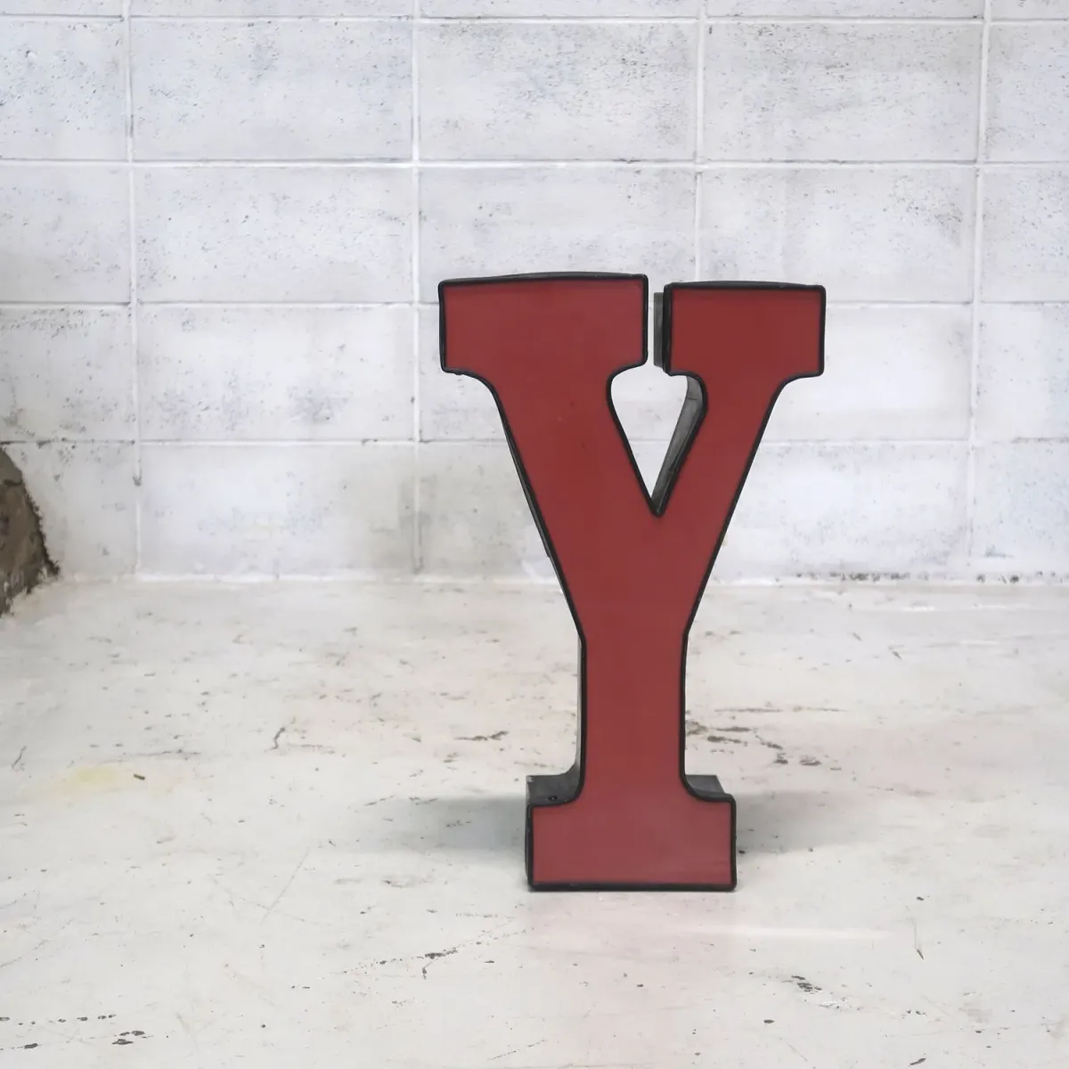 ビンテージ レターサイン Y