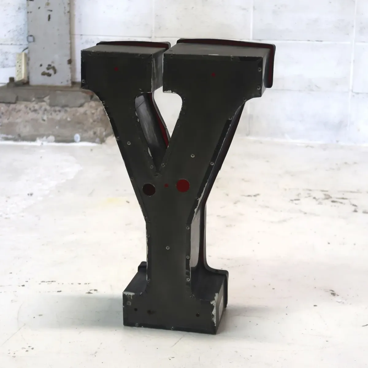 ビンテージ レターサイン Y