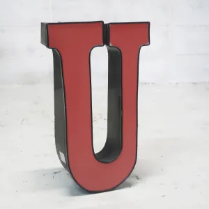 ビンテージ レターサイン U