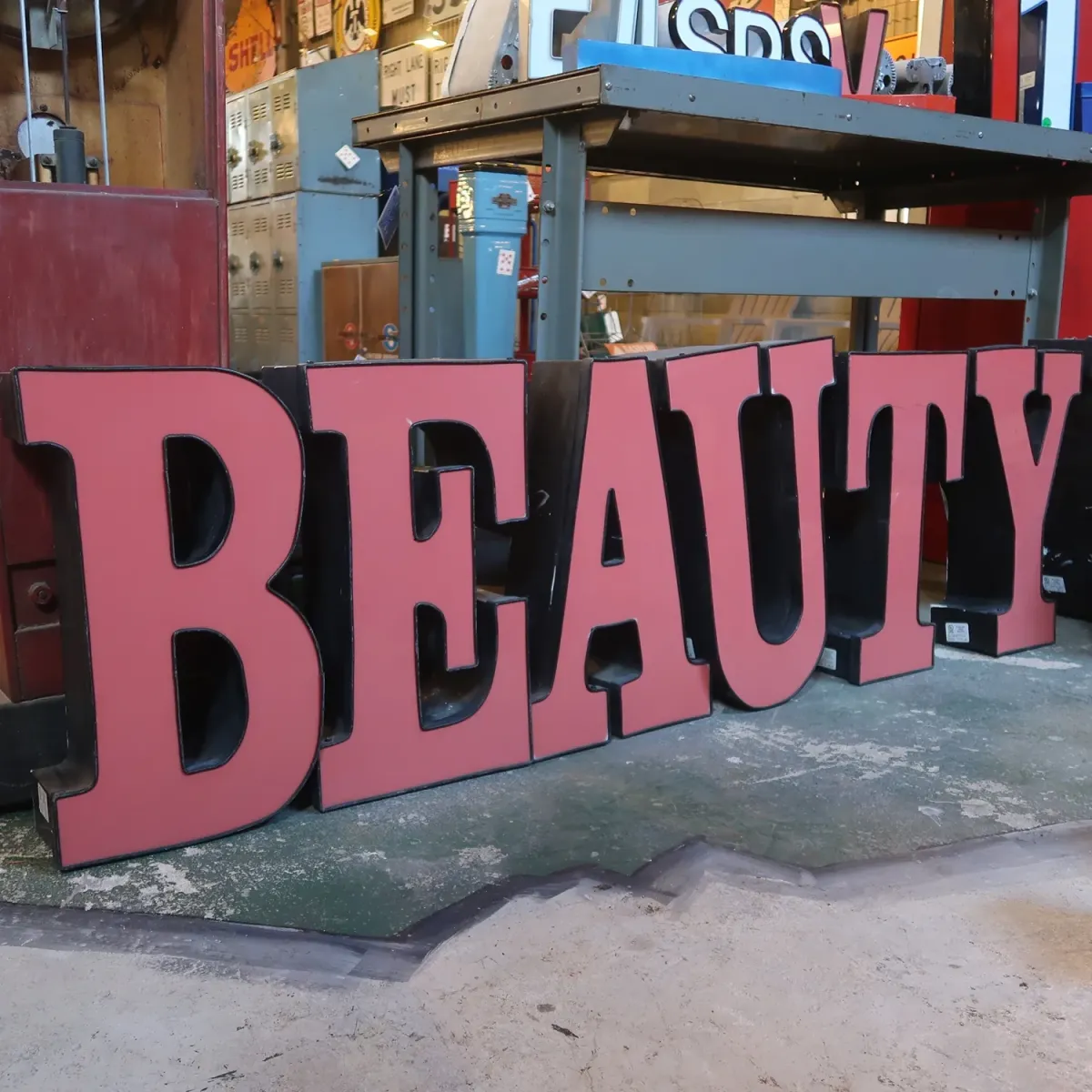 ビンテージ レターサイン A