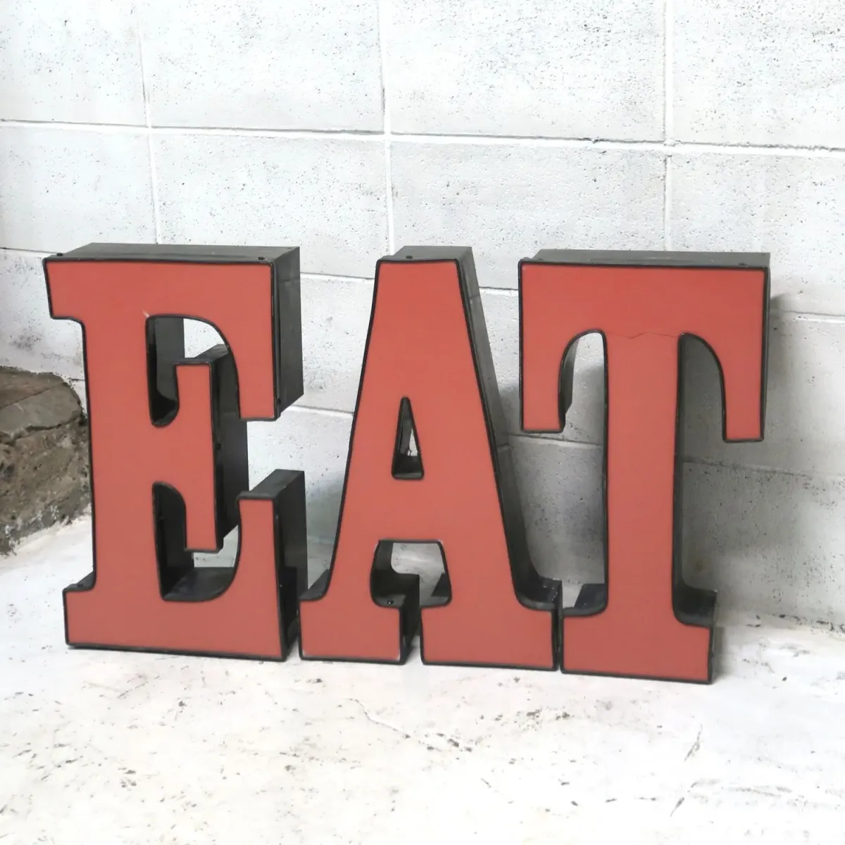 ビンテージ レターサイン E