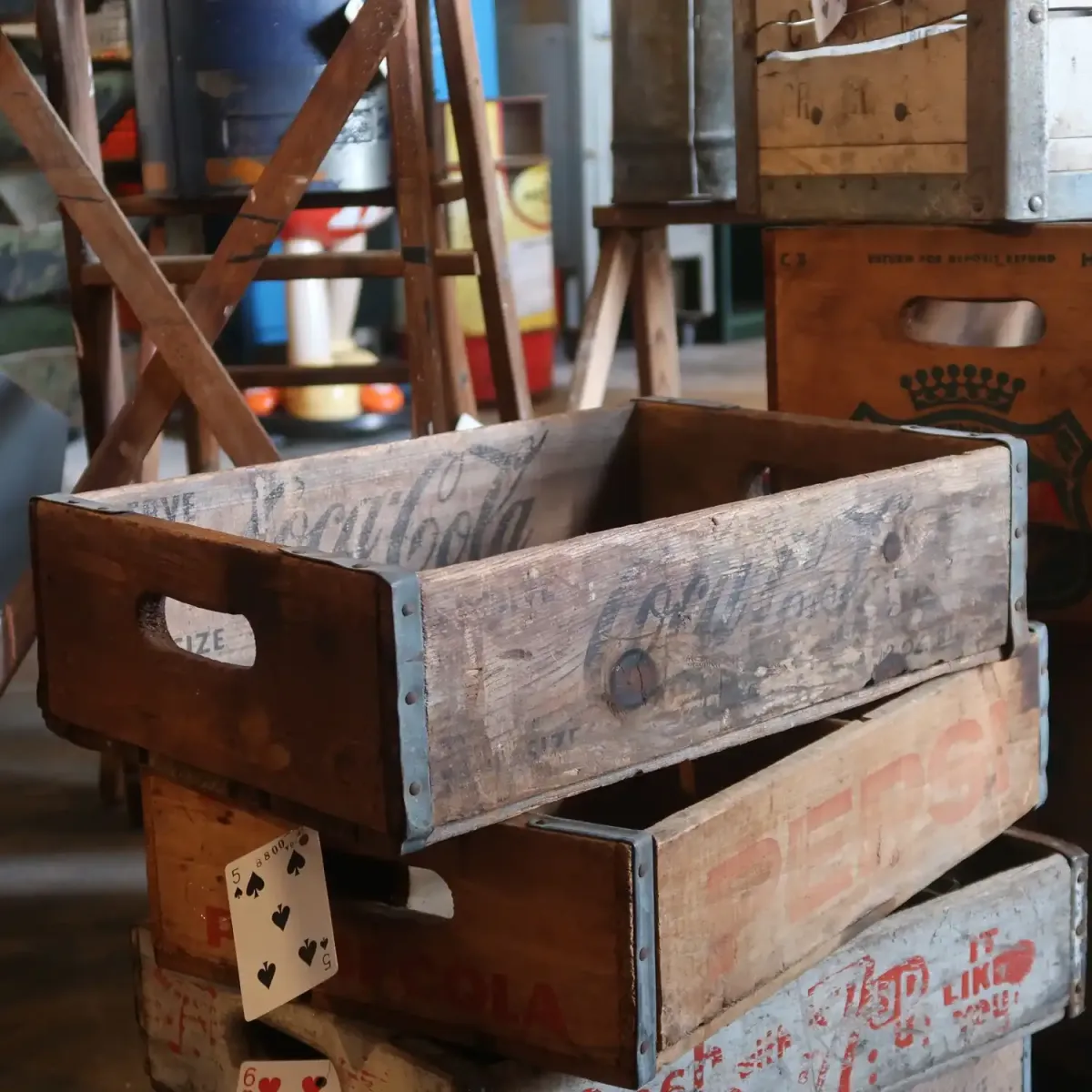 コカコーラ ビンテージ ウッドボックス