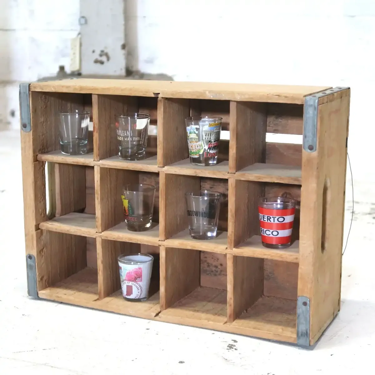 7up ビンテージ ウッドボックス