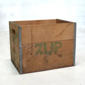 7up ビンテージ ウッドボックス