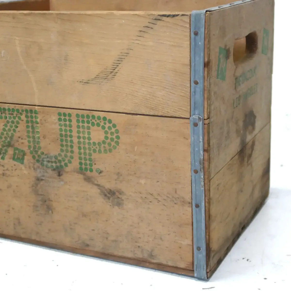 7up ビンテージ ウッドボックス