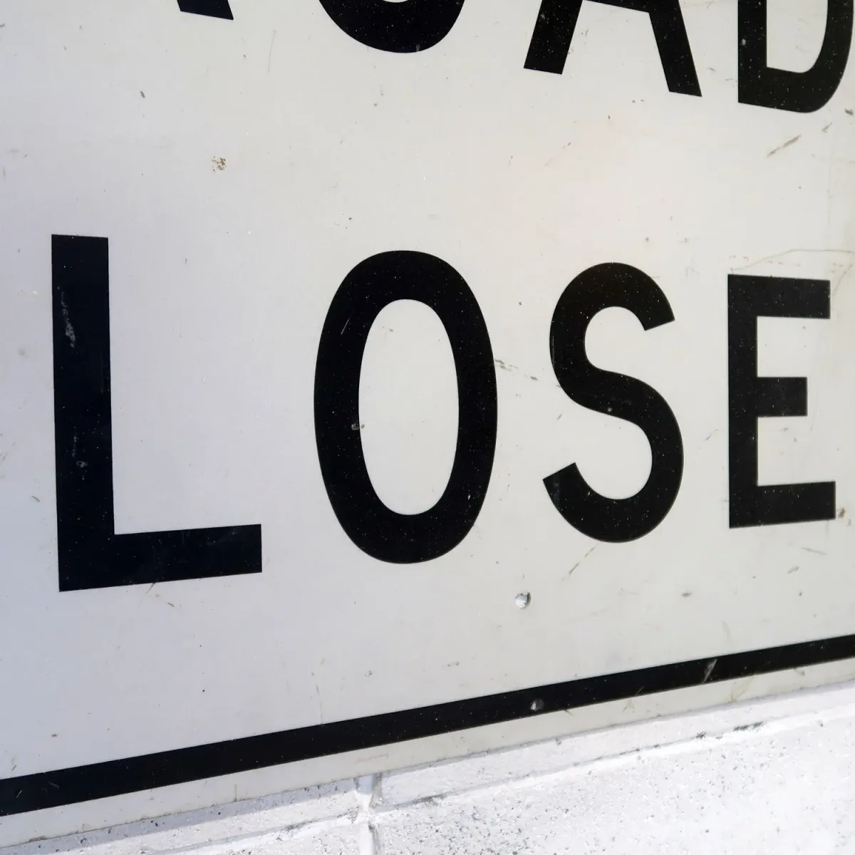 ROAD CLOSED ビンテージ 大型ロードサイン