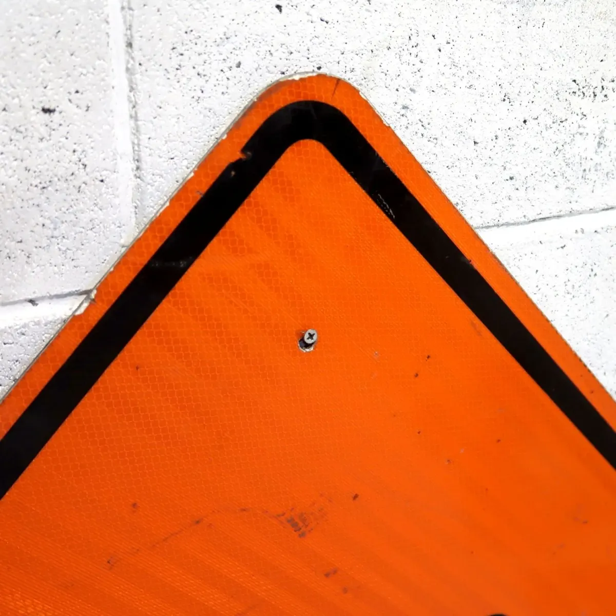 ROAD NARROWS 大型ロードサイン