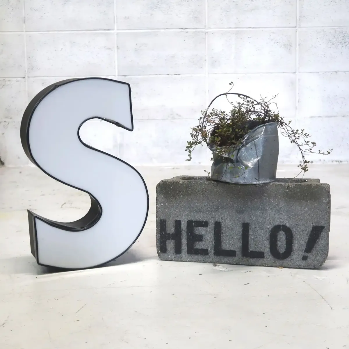 ビンテージ レターサイン S