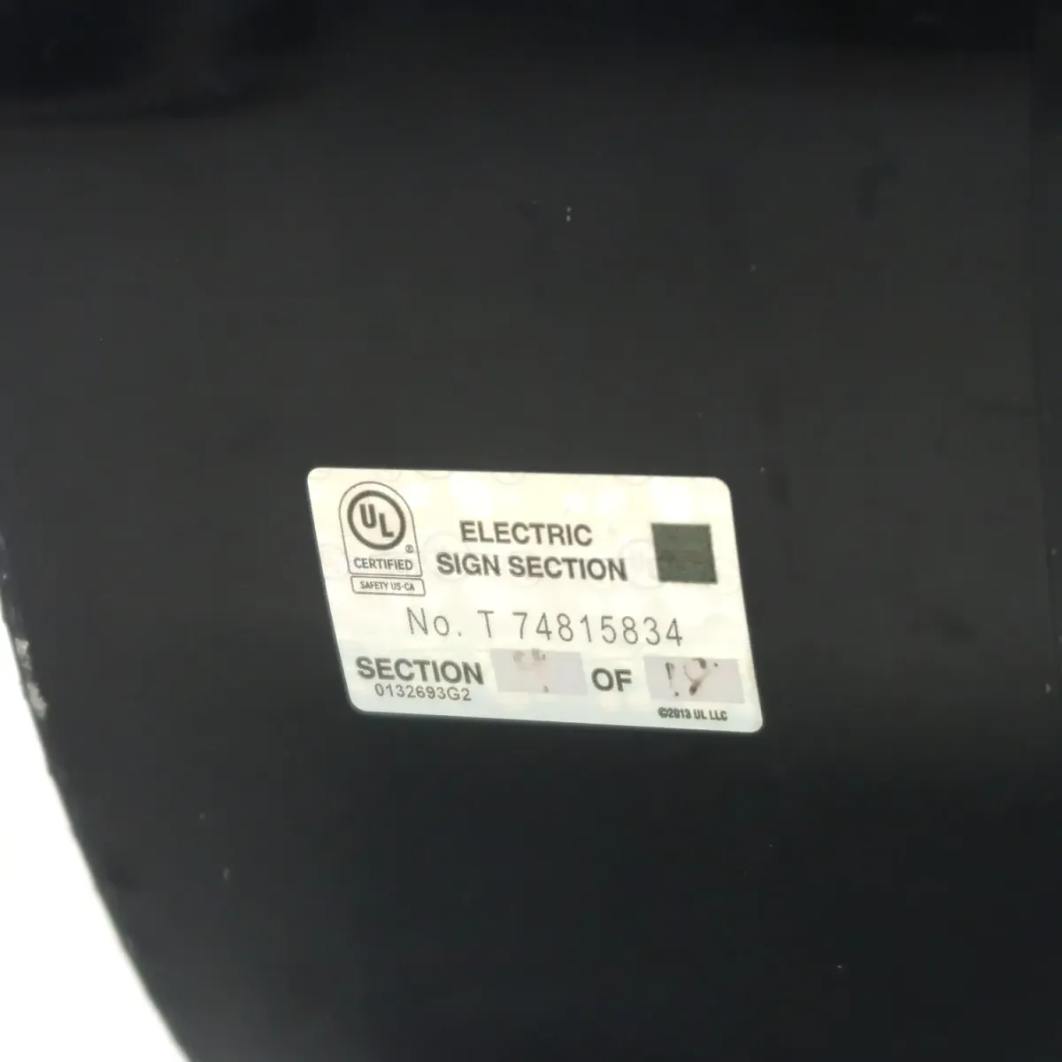 ビンテージ レターサイン C