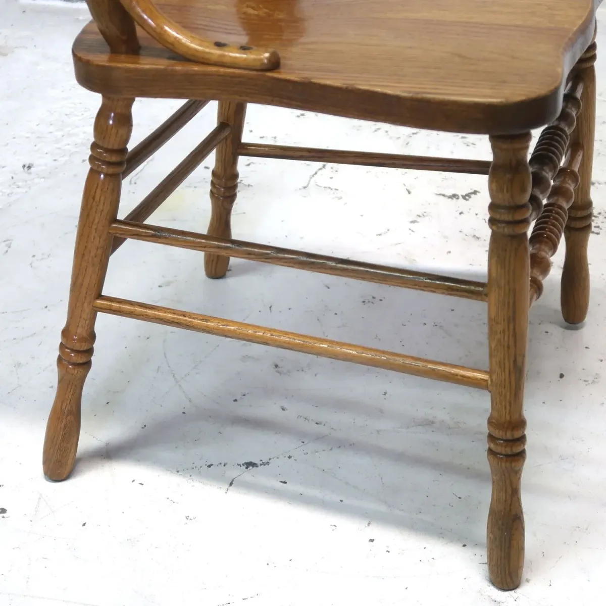 アンティーク ハイバックチェア オーク