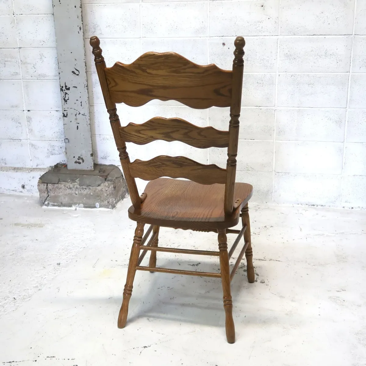 アンティーク ハイバックチェア オーク