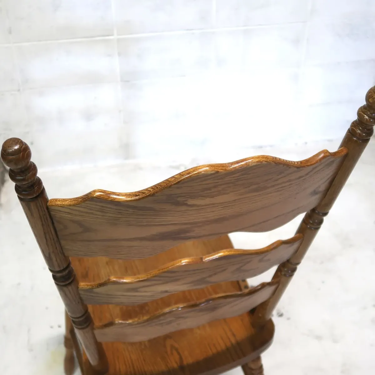 アンティーク ハイバックチェア オーク