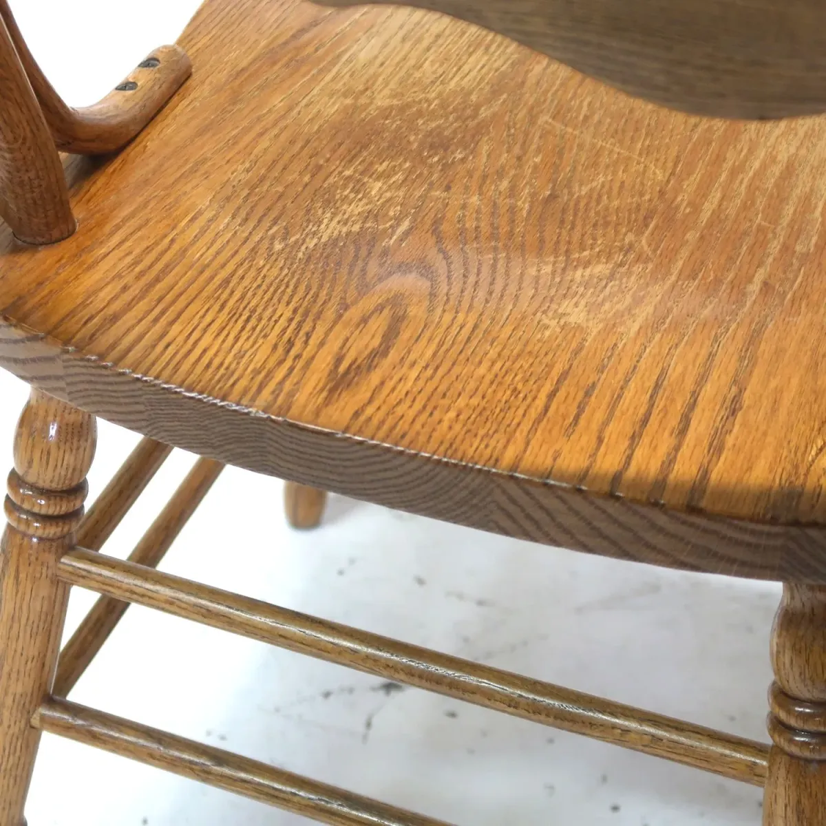 アンティーク ハイバックチェア オーク