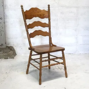 アンティーク ハイバックチェア オーク