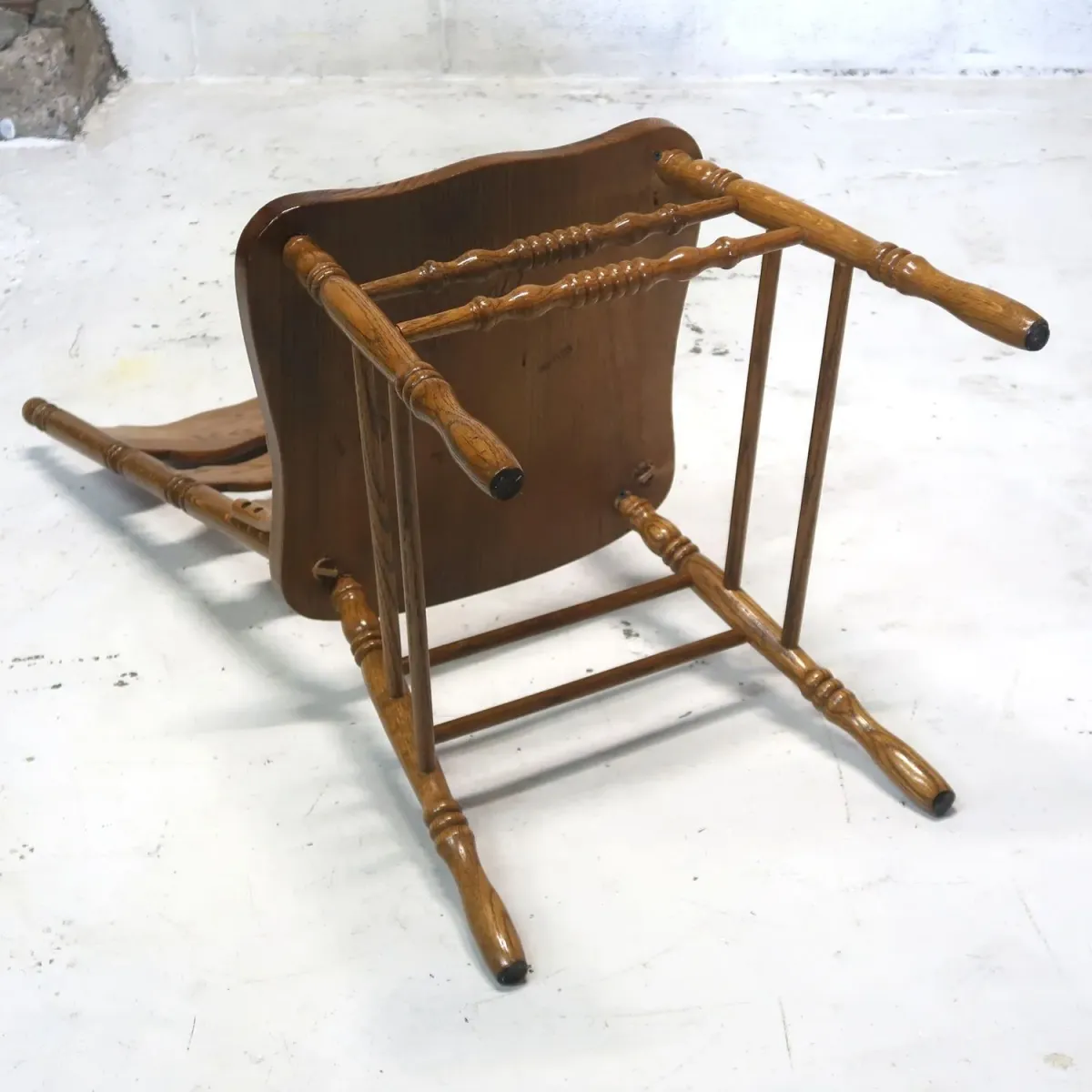 アンティーク ハイバックチェア オーク