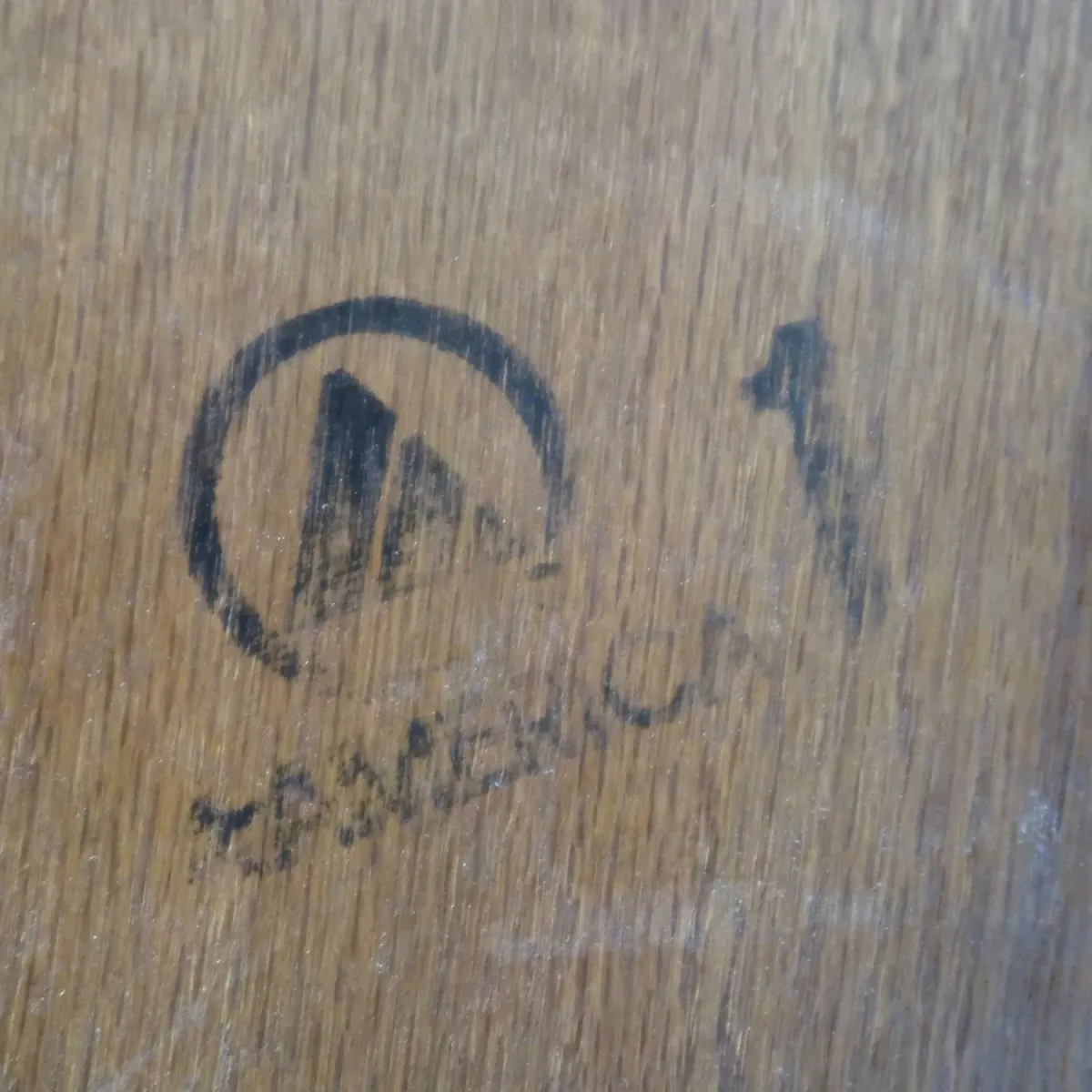 アンティーク ハイバックチェア オーク