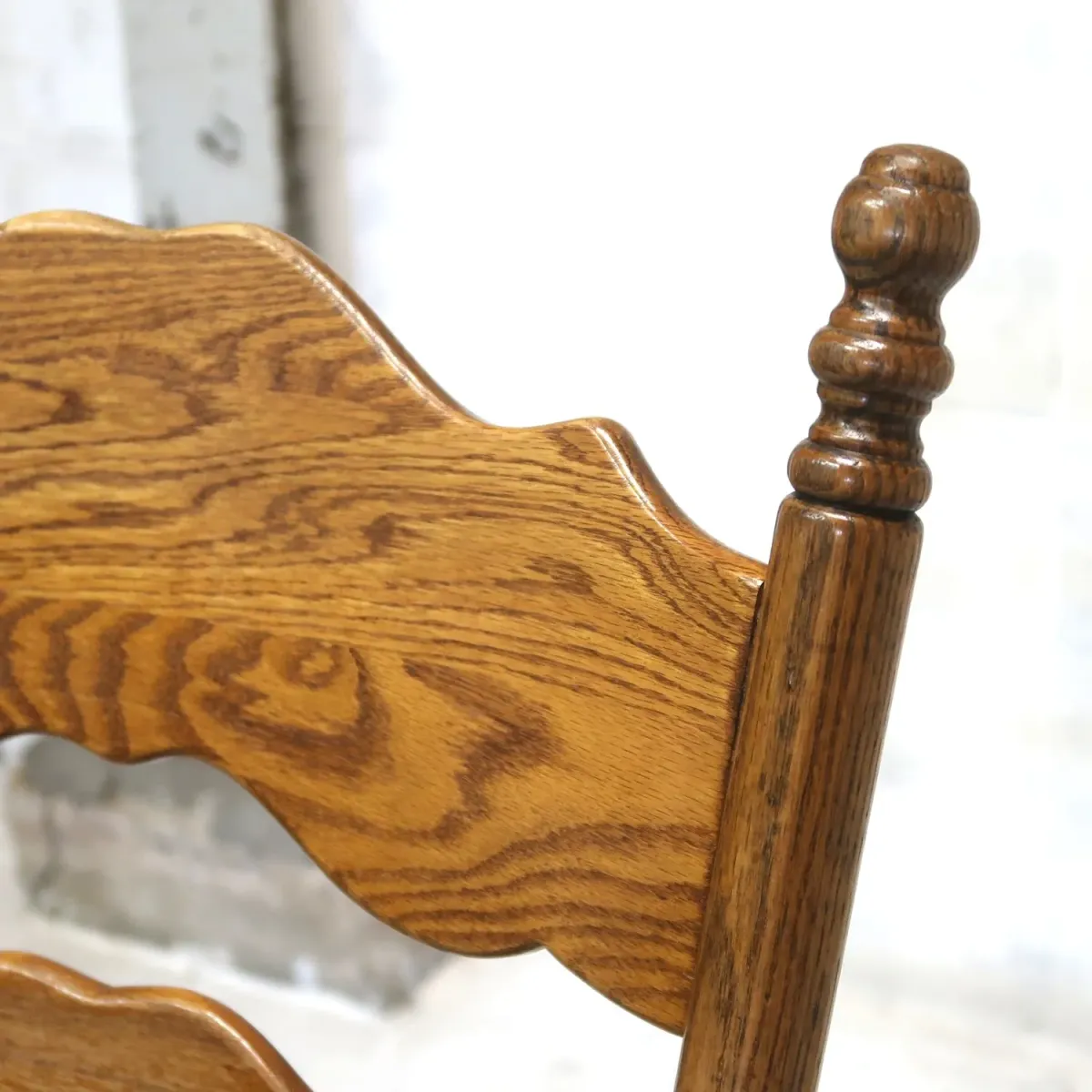 アンティーク ハイバックチェア オーク