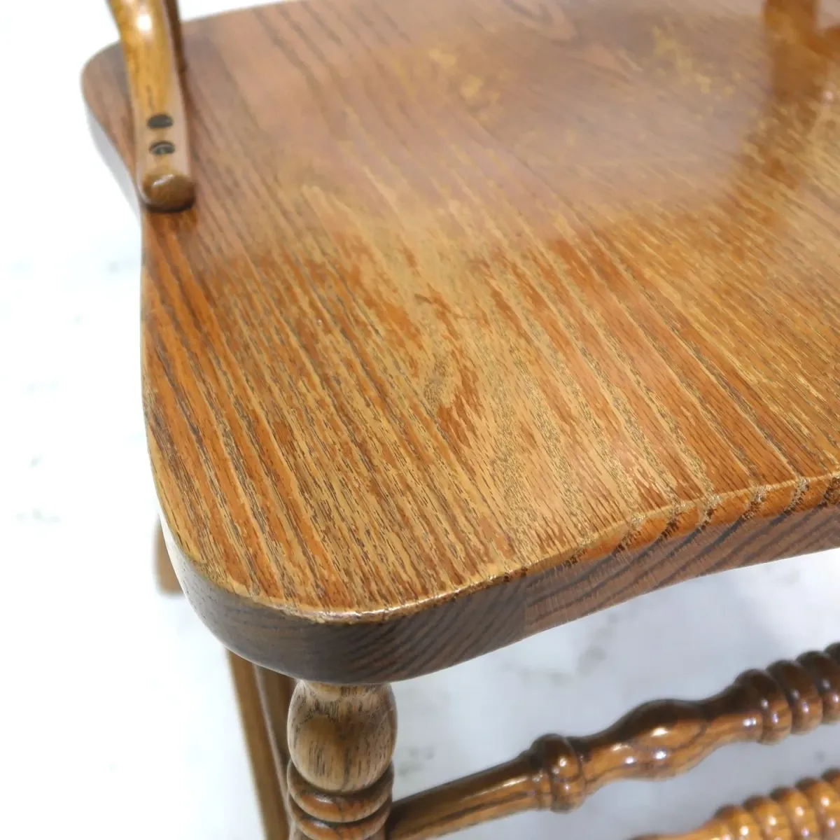 アンティーク ハイバックチェア オーク