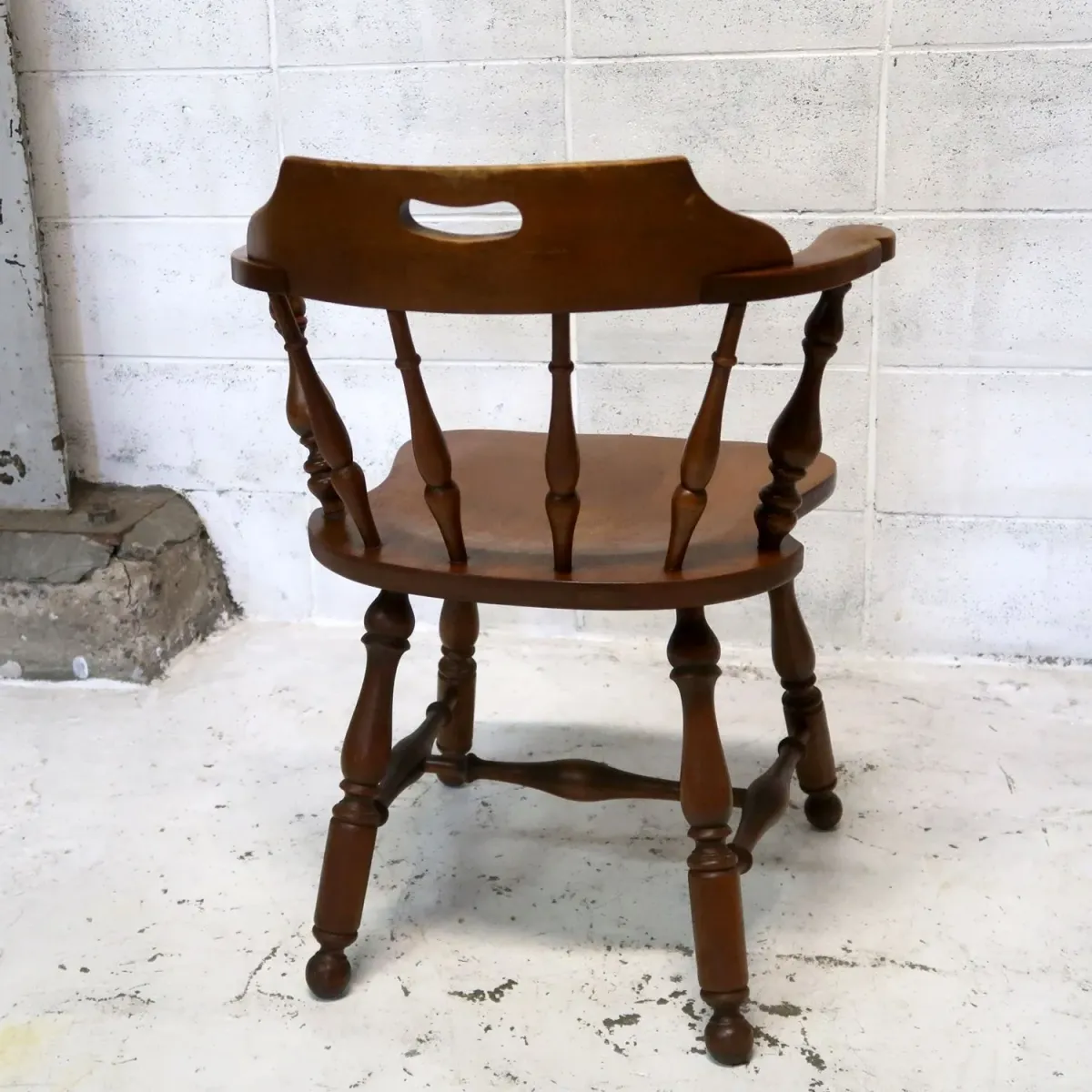 Ethan Allen アンティーク ウッド キャプテンチェア