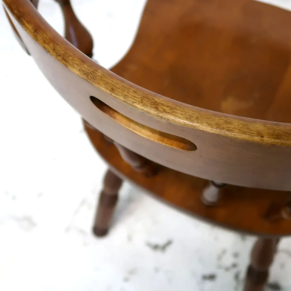 Ethan Allen アンティーク ウッド キャプテンチェア