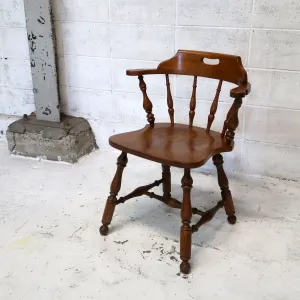 Ethan Allen アンティーク ウッド キャプテンチェア