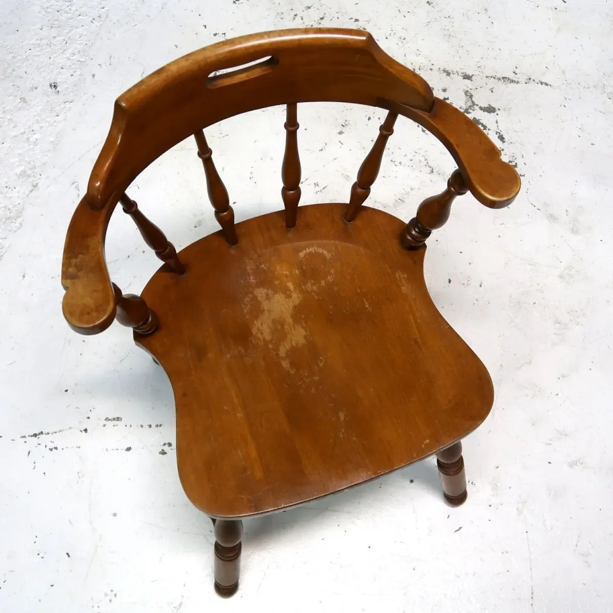 Ethan Allen アンティーク ウッド キャプテンチェア