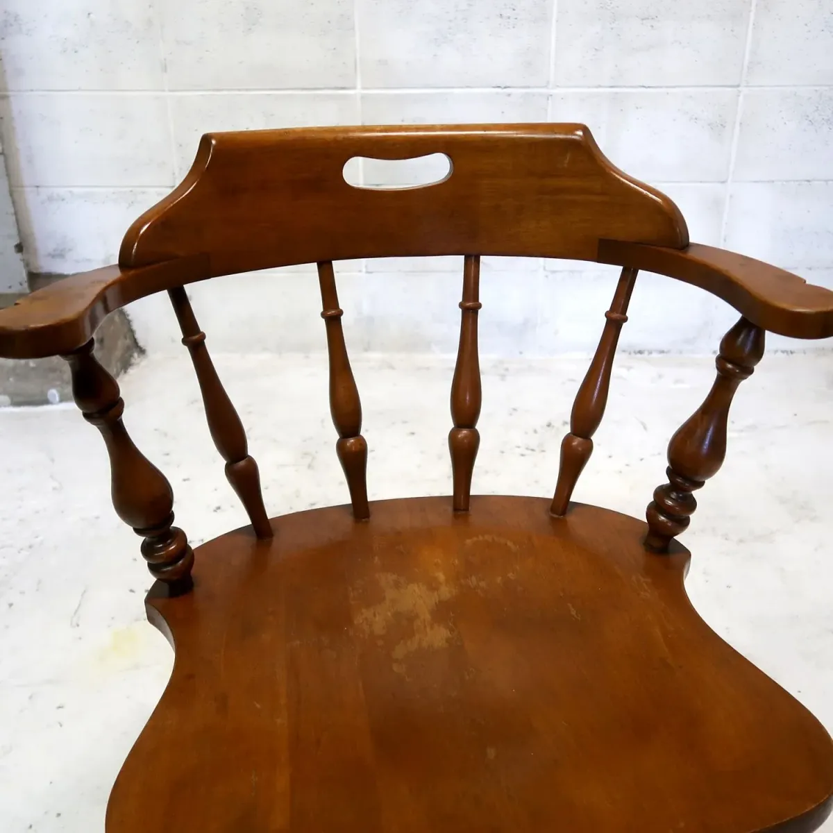 Ethan Allen アンティーク ウッド キャプテンチェア