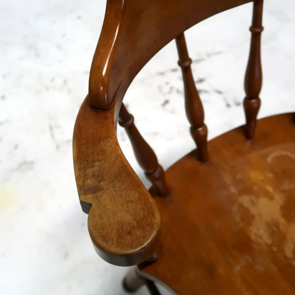 Ethan Allen アンティーク ウッド キャプテンチェア