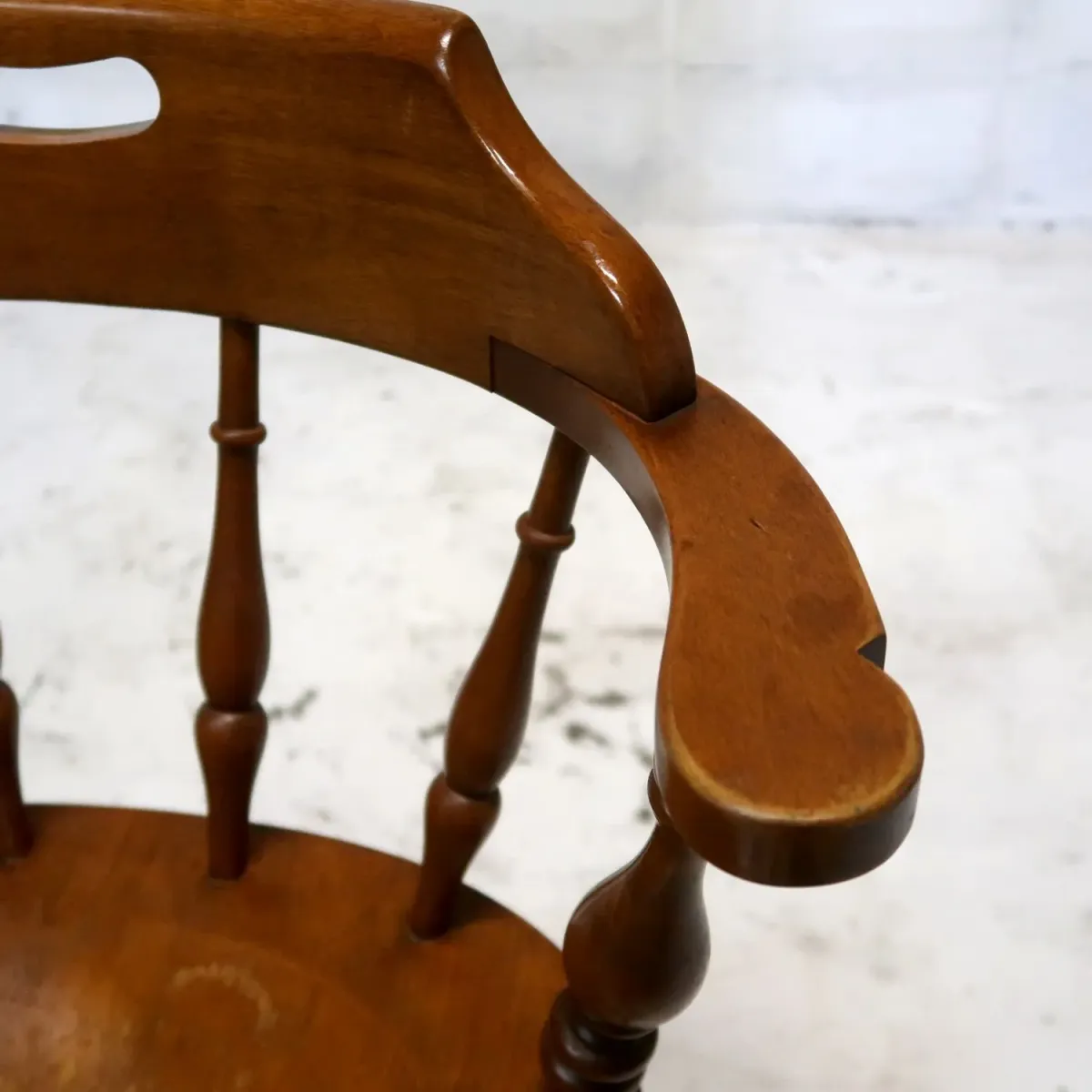 Ethan Allen アンティーク ウッド キャプテンチェア