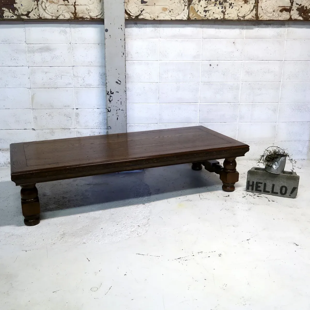 アンティーク 大型コーヒーテーブル