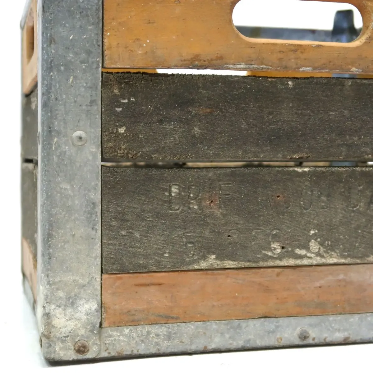 ビンテージ ウッド×メタル ボックス