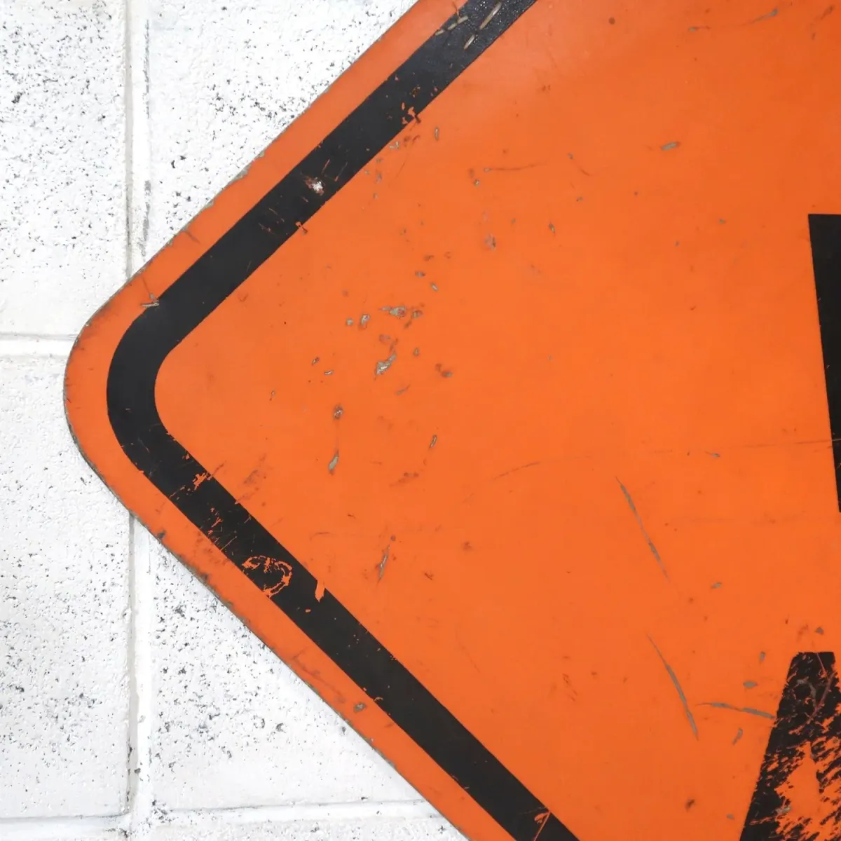 ROAD WORK AHEAD ビンテージ 大型ロードサイン