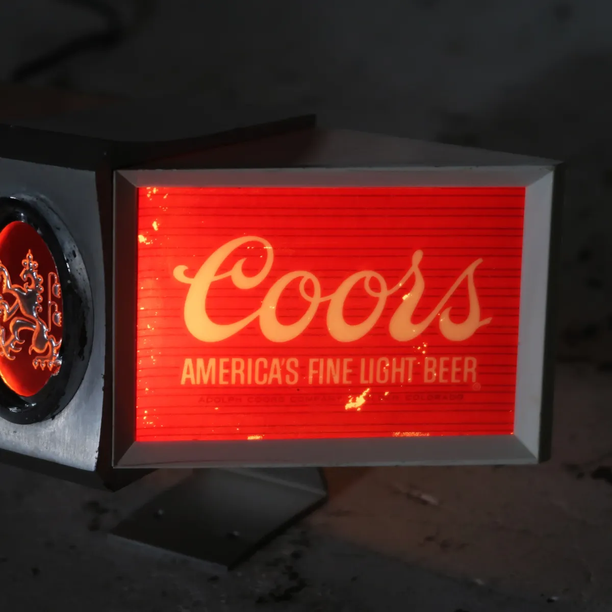Coors ビンテージ ライトサイン