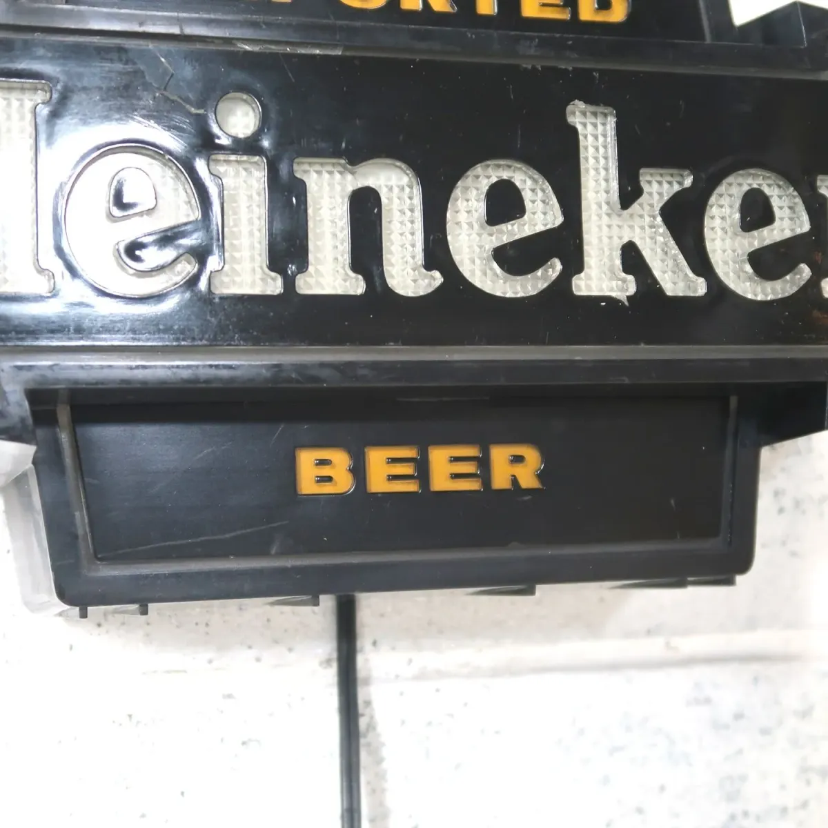 Heineken ビンテージ ライトサイン