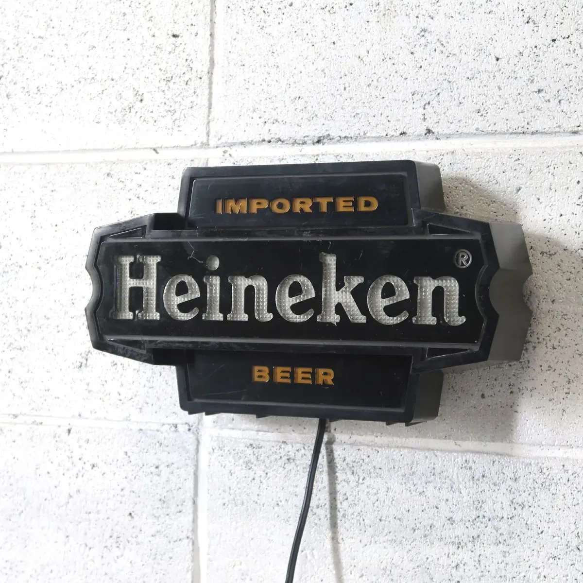 Heineken ビンテージ ライトサイン