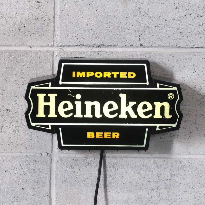 Heineken ビンテージ ライトサイン