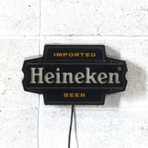 Heineken ビンテージ ライトサイン