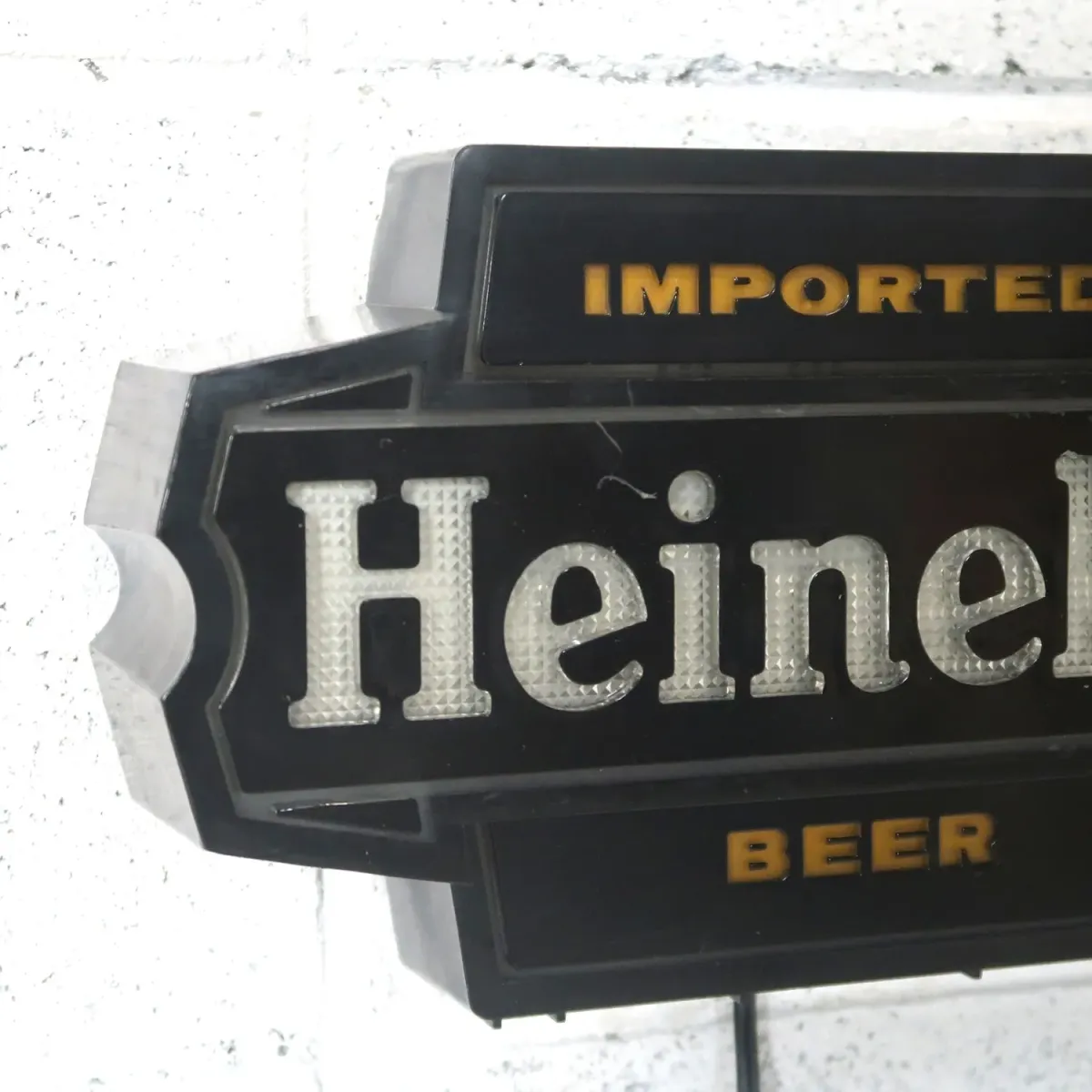 Heineken ビンテージ ライトサイン