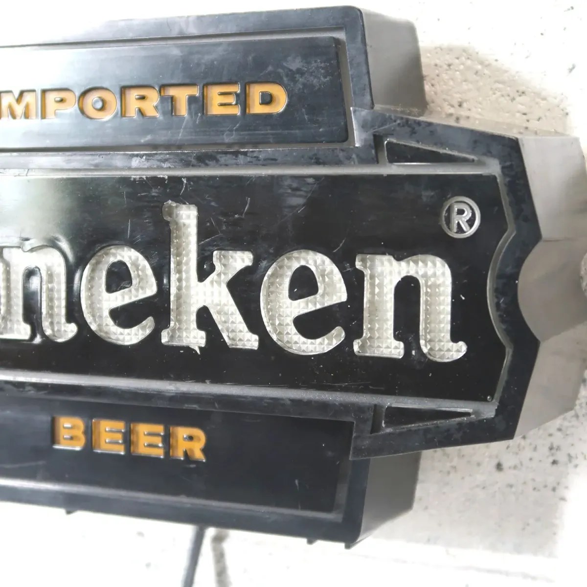 Heineken ビンテージ ライトサイン