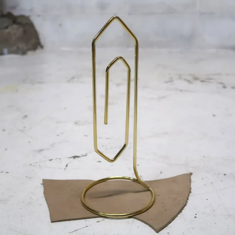 ビンテージ ワイヤーメタル メモスタンド