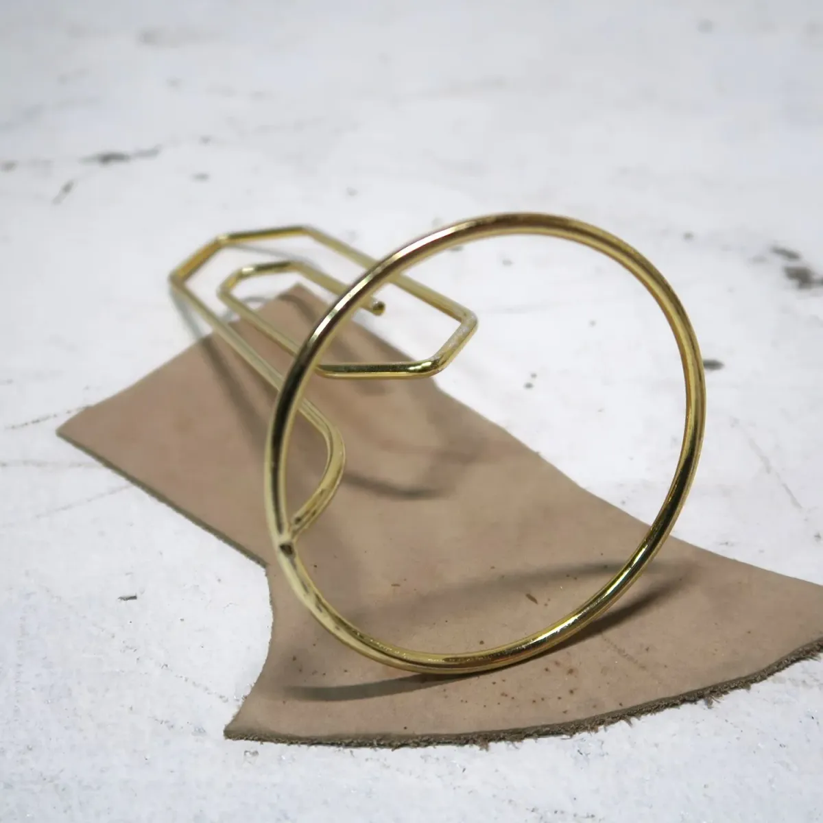 ビンテージ ワイヤーメタル メモスタンド