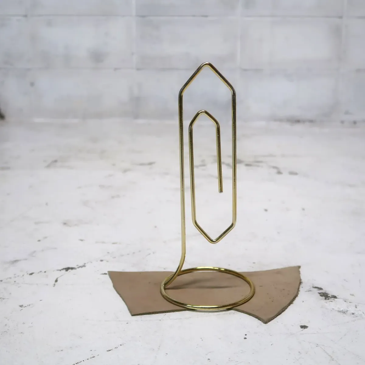 ビンテージ ワイヤーメタル メモスタンド