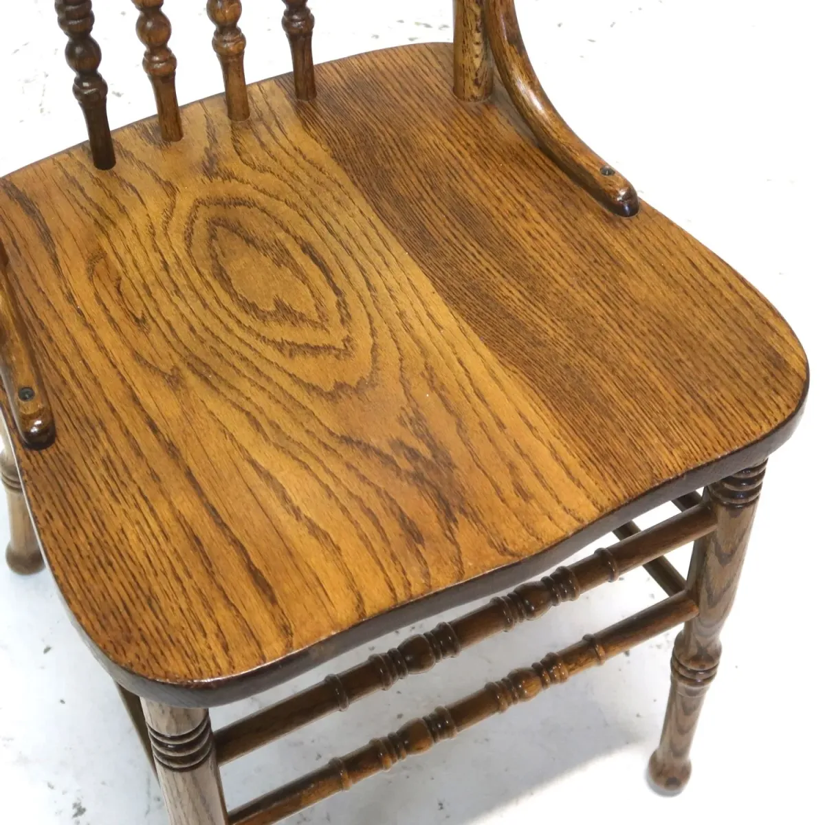 アンティーク ウッド ハイバッグチェア