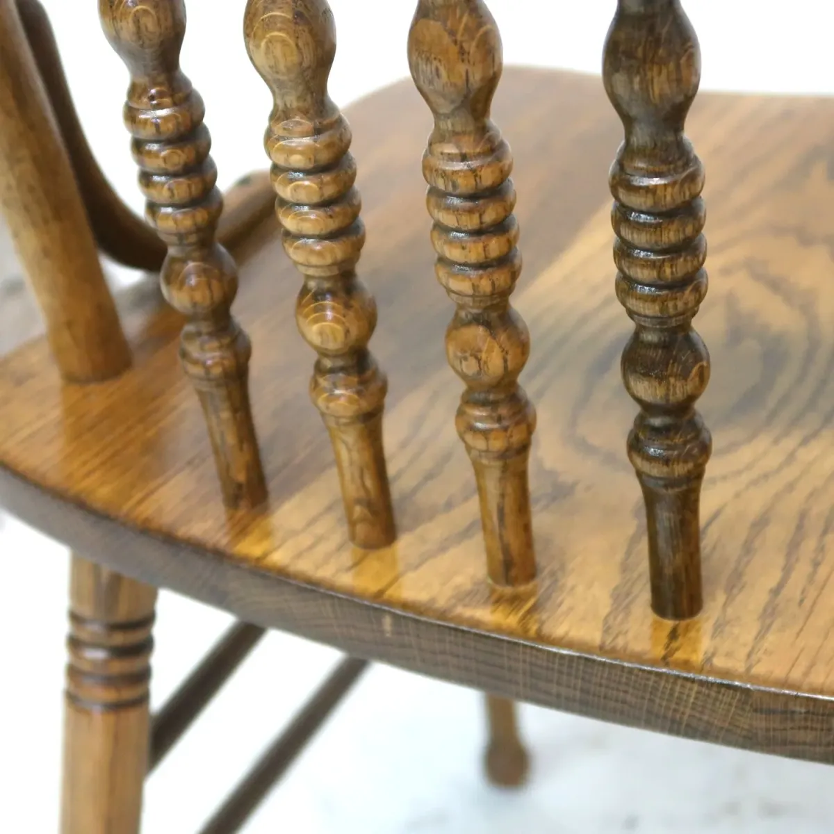 アンティーク ウッド ハイバッグチェア