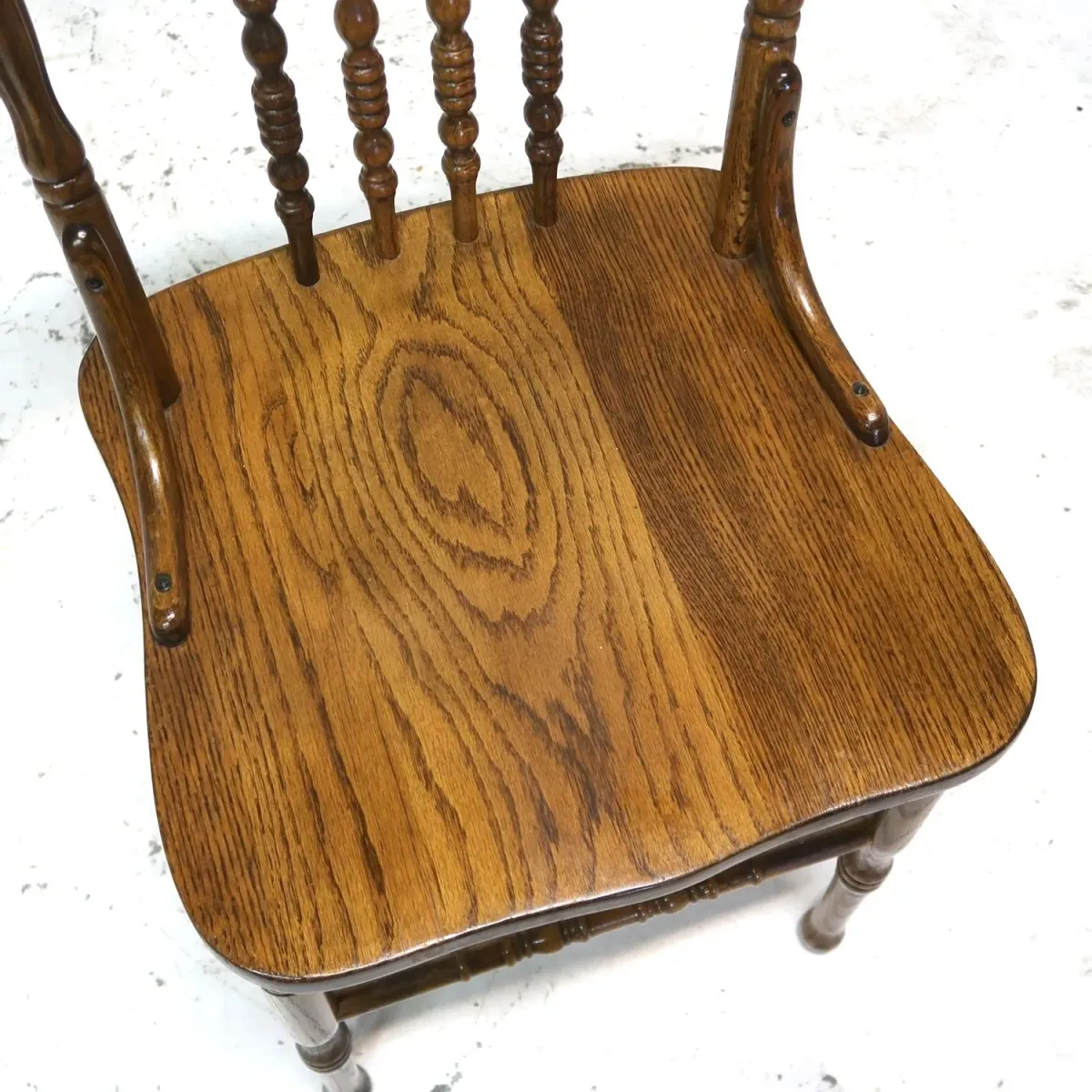 アンティーク ウッド ハイバッグチェア