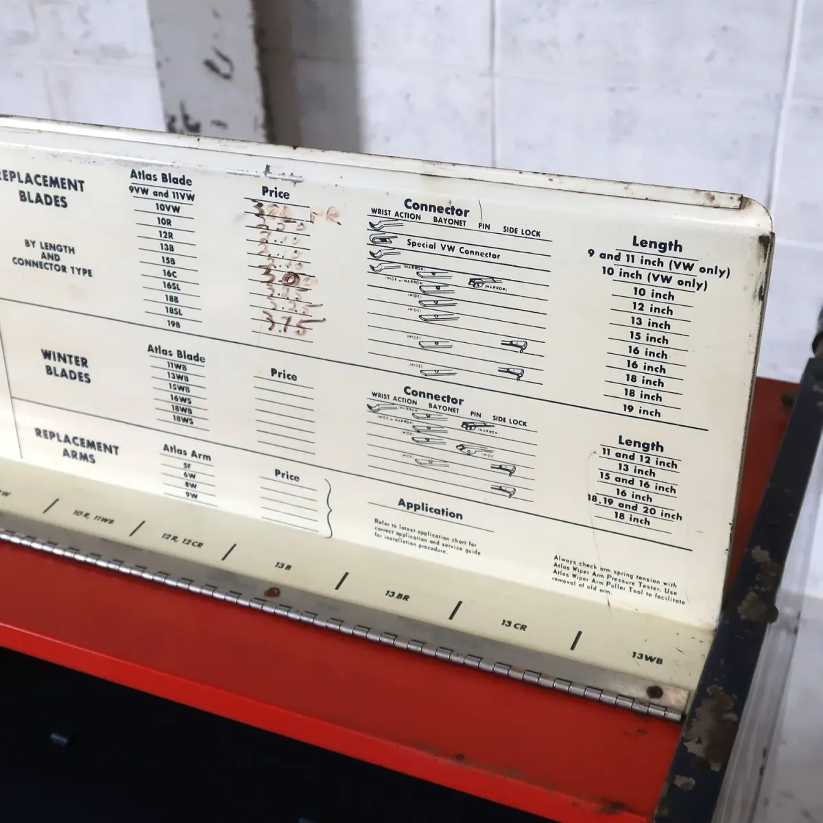 50～60's ATLAS ビンテージ メタルキャビネット ワゴン