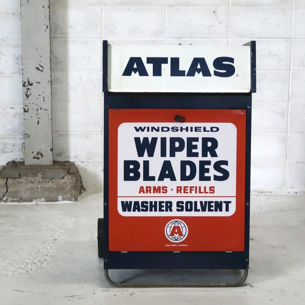 50～60's ATLAS ビンテージ メタルキャビネット ワゴン