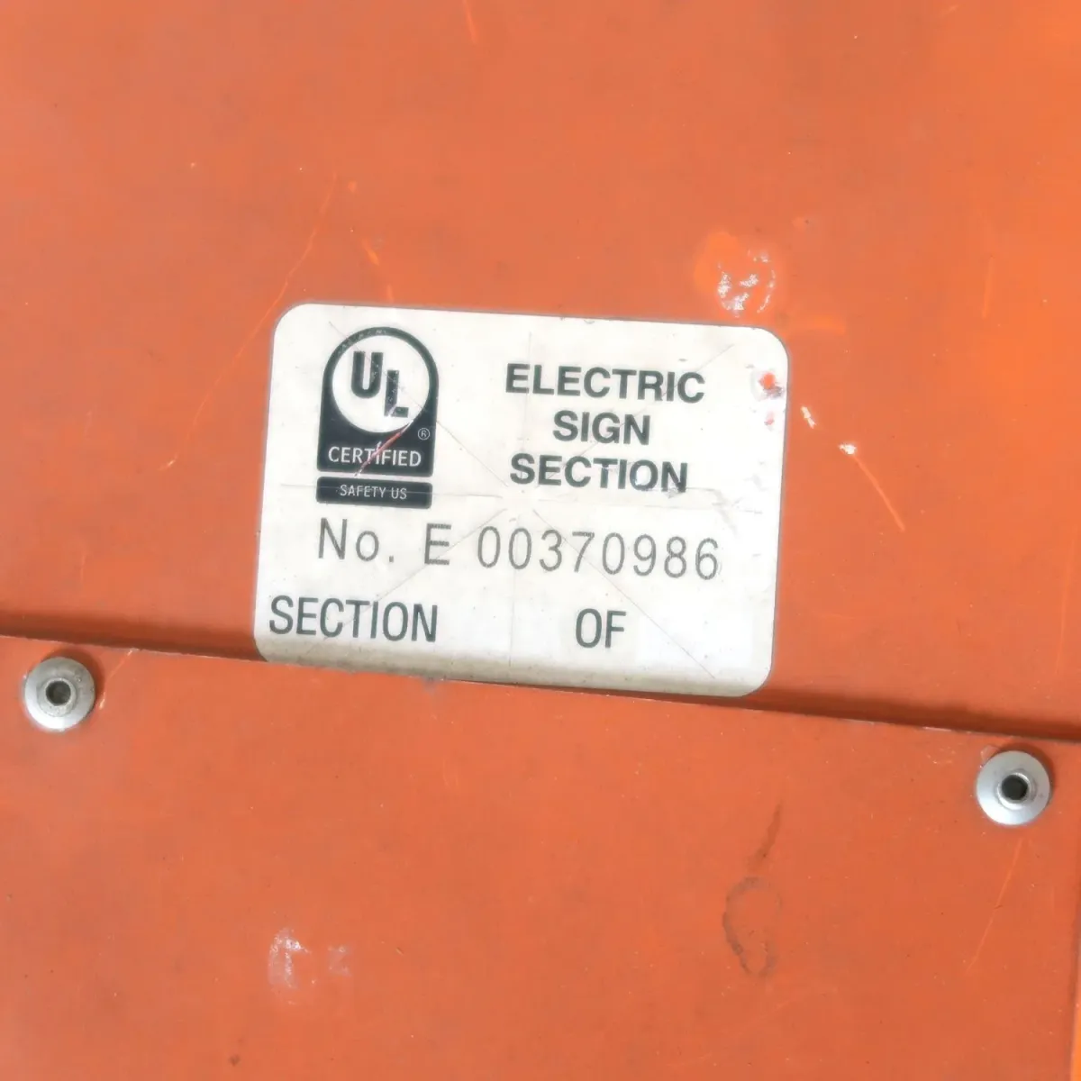 ビンテージ レターサイン ミニサイズ T